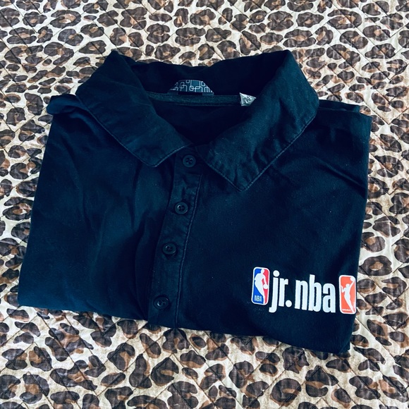 JR NBA Black Short Sleeve Polo XL - Picture 8 of 8